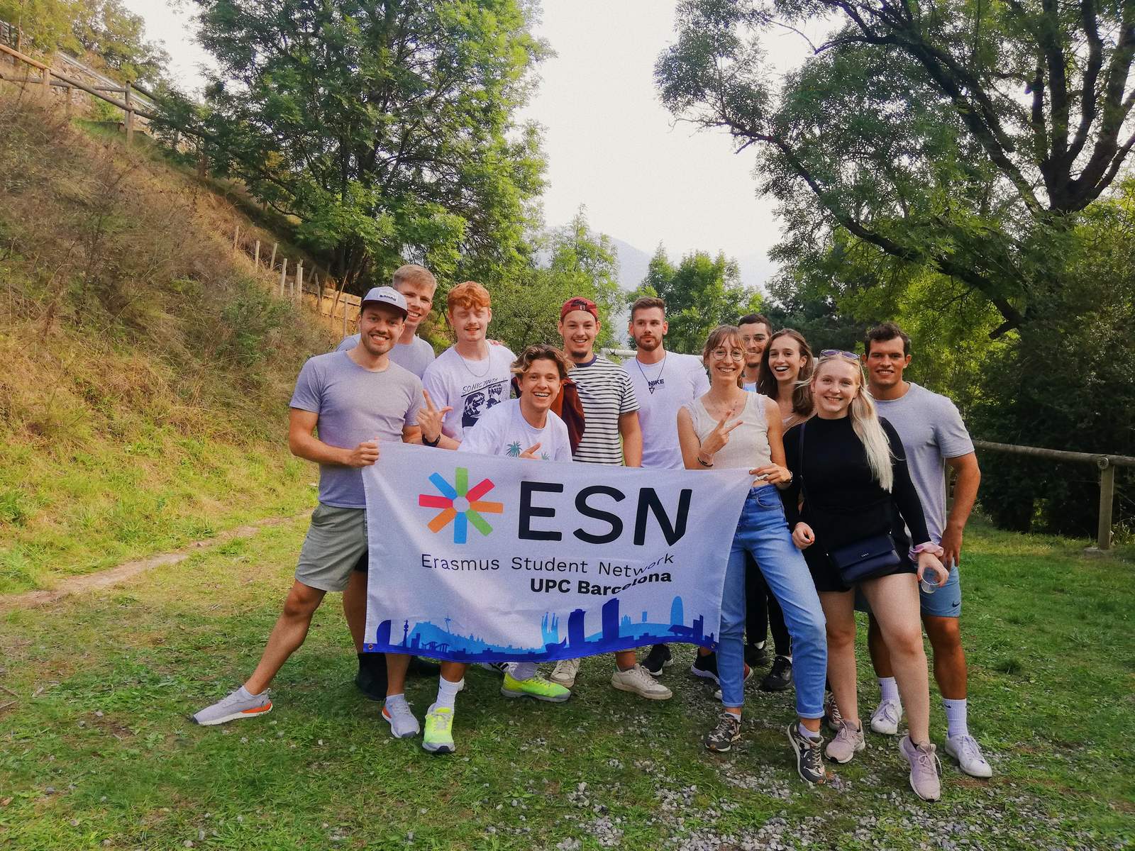 Sílvia and Stian at the ESN integration weekend in La Cerdanya