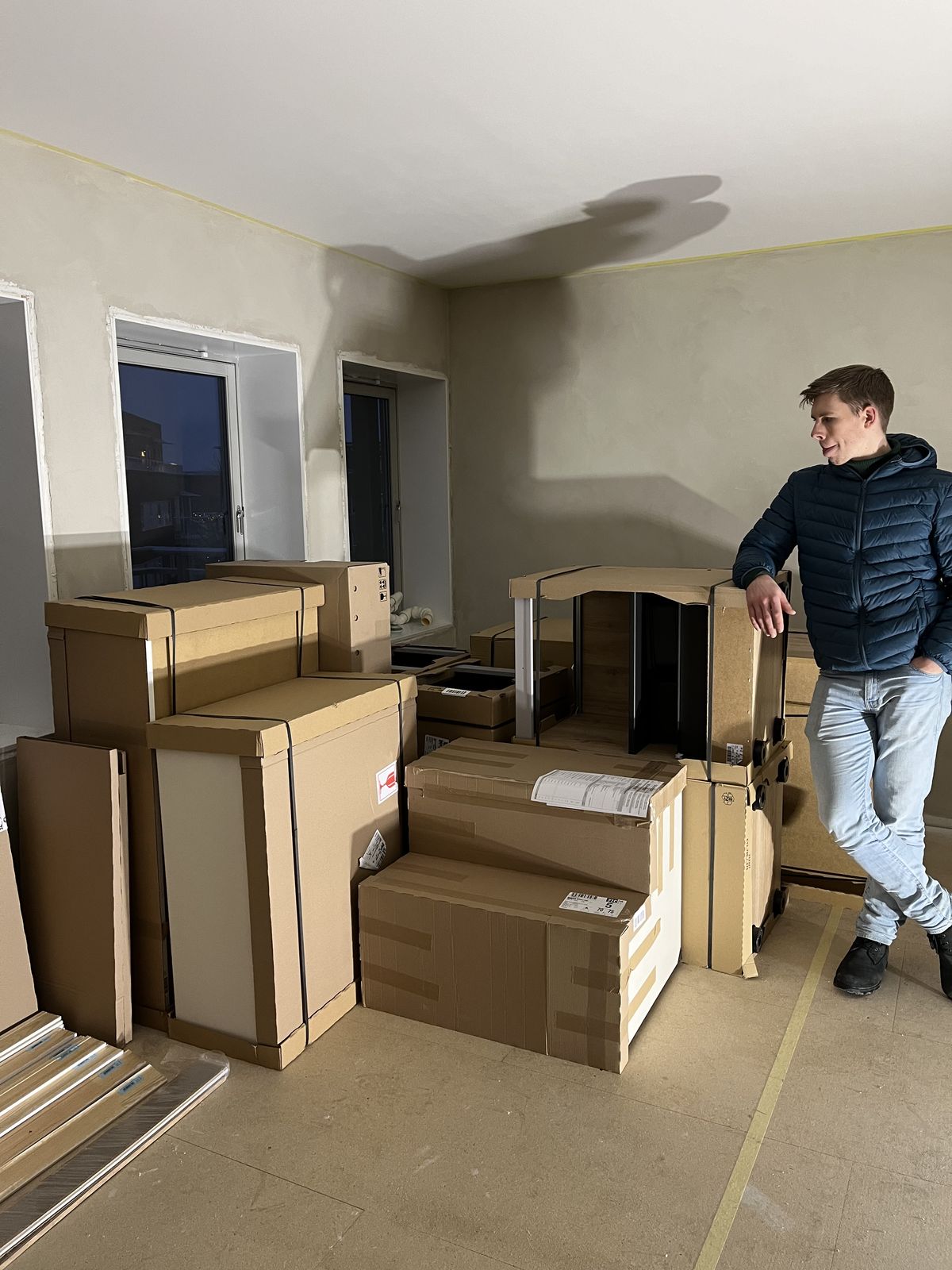 Renovating the new apartment